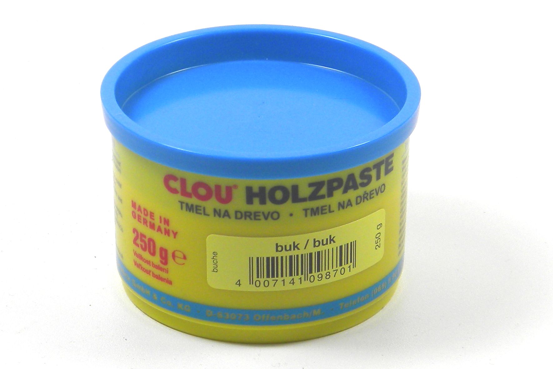 Tmel na drevo CLOU 250g